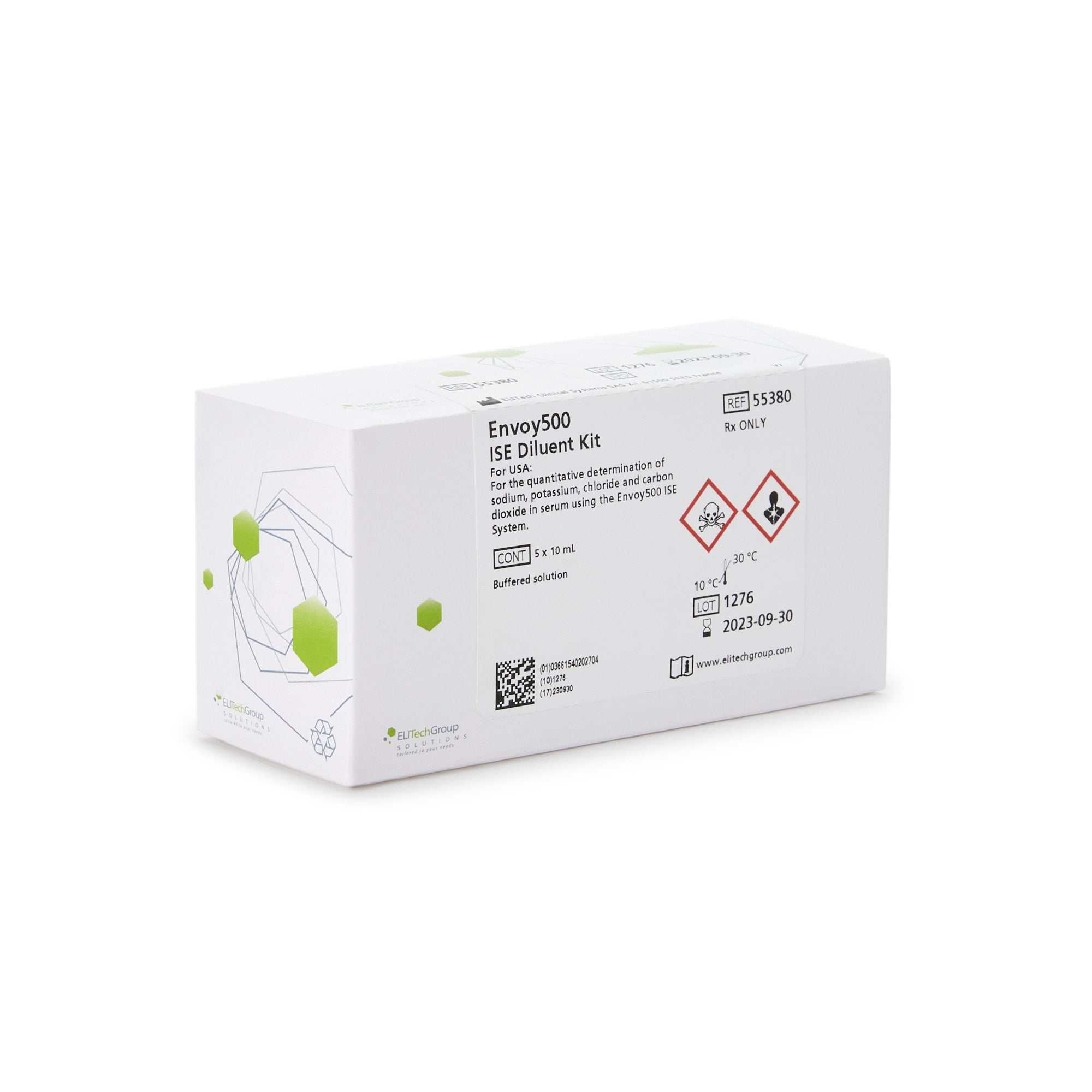 Clinical Diagnostic Solutions ISE Diluent Envoy 500 5 X 10 mL For Envoy 500+ Chemistry Systems (5/BX) 