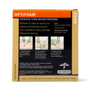 Optifoam Adhesive with Border Foam Dressing, 4½ x 4½ Inch (Case of 100)