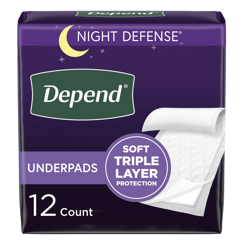 Depend Bed Protectors Thicker and Super Absorbent Underpad (Case of 24)