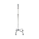 McKesson Steel Chrome Offset Quad Cane, 29 – 37.5 Inch 