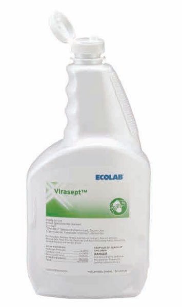 Ecolab Ecolab Virasept Surface Disinfectant Cleaner, 32 oz. (12/CS) 