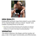 Green Drop Compression LLC Green Drop Sports Tape, Infused Kinesiology Tape for Recovery (200/CS) 