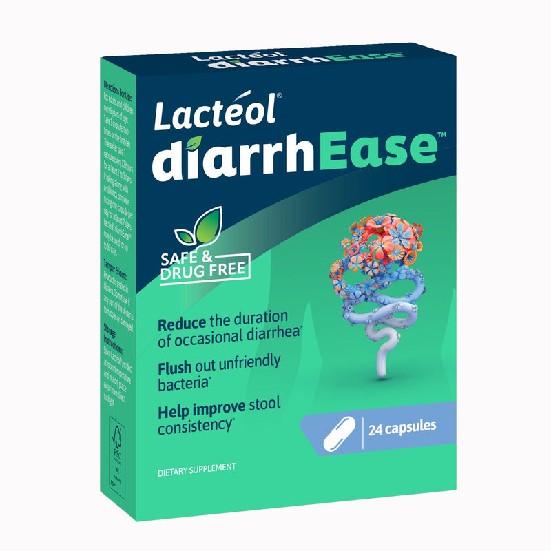 i-Health Inc Lactéol diarrhEase Digestive Postbiotic Dietary Supplement (12/CS) 