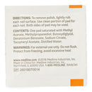 Nail Polish Remover Pad Medline 1-1/4 X 3 Inch (Case of 1000)