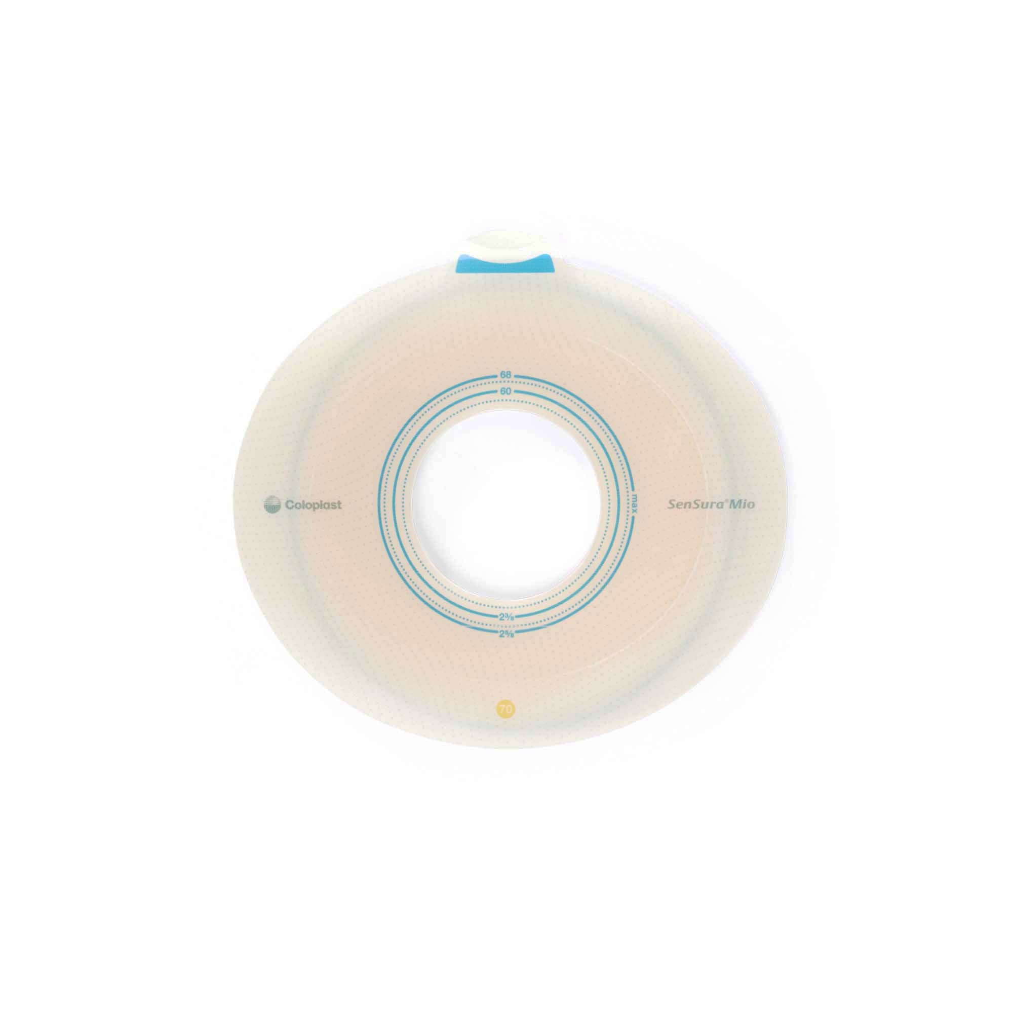Coloplast SenSura Mio Flex Ostomy Barrier, 50 mm Stoma Opening, Yellow Color Match (5/BX) 