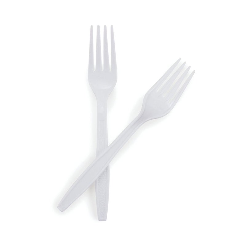 McKesson Polypropylene Fork, White (Case of 1000)