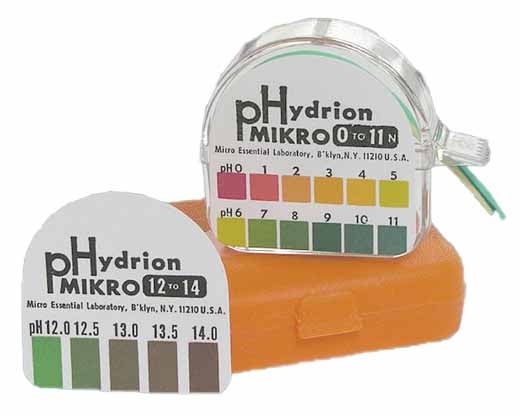 pH Paper in Dispenser Hydrion Mikro 0 to 14.0 (Each)