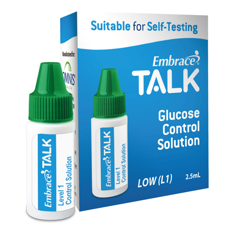 Embrace Talk Control Solution for use with Embrace Talk Blood Glucose Monitor (Each)