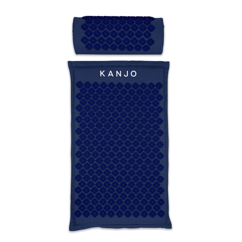 Acutens Inc Kanjo Memory Foam Acupressure Mat Set, Dark Blue (9/CS) 
