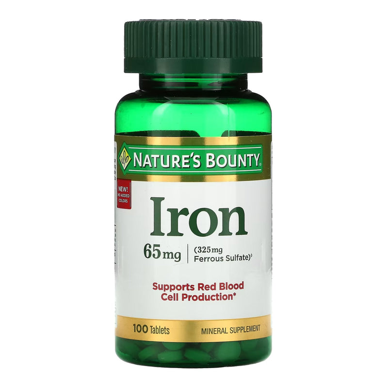 US Nutrition Nature's Bounty Iron Mineral Supplement 
