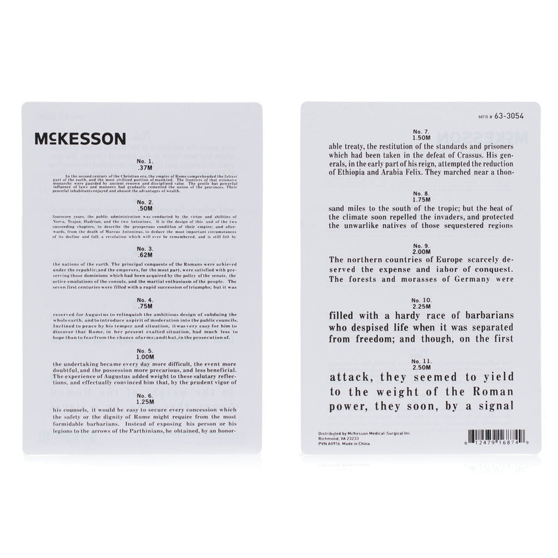 McKesson Jaeger Eye Test Chart (Bag of 5)