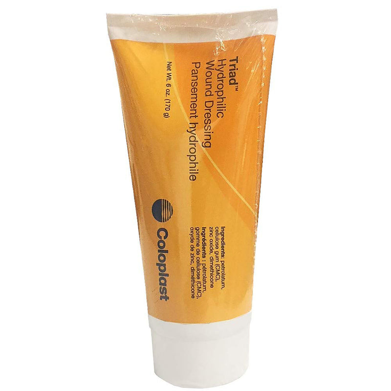 Triad Hydrophilic Wound Dressing, Zinc Oxide Based Paste, 6-ounce Tube (Case of 12)
