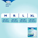 Tena ProSkin Briefs, Super Absorbency, Large (Case of 80) 