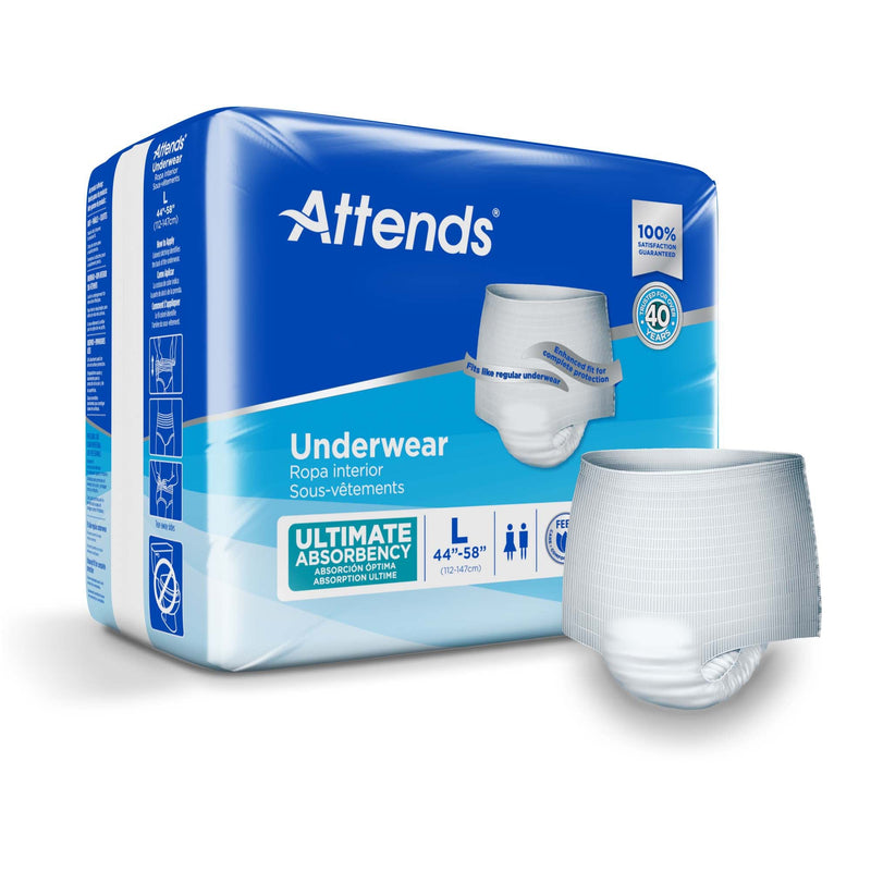 Attends Healthcare Products Attends Advanced Underwear, Large (72/CS) 