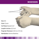 McKesson Perry Polychloroprene Surgical Glove, Size 8.5, Cream (50/BX)