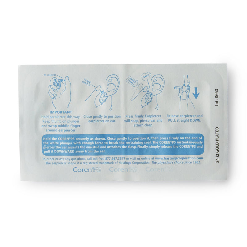 Coren PS Ear Piercer (Box of 6 Pairs)