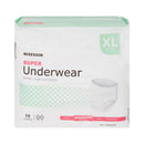 McKesson Super Moderate Absorbency Incontinence Underwear, Extra Large (Case of 56)