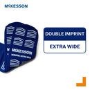 McKesson Brand McKesson Slipper Socks, Double Tread, Bariatric, Kingfisher Blue (48/CS) 