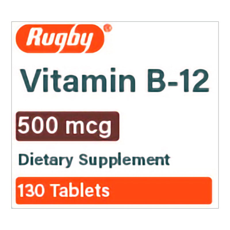 Major Pharmaceuticals Vitamin Supplement Vitamin B12 500 mcg Strength Tablet 130 per Bottle 