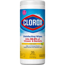 The Clorox Company Clorox Disinfecting Wipes, Lemon Scent, 35 ct. (12/CS) 