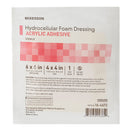 McKesson Acrylic Adhesive with Border Foam Dressing, 6 x 6 Inch (Case of 100)