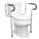 McKesson Brand McKesson Toilet Safety Rail, Gray Aluminum (4/CS) 