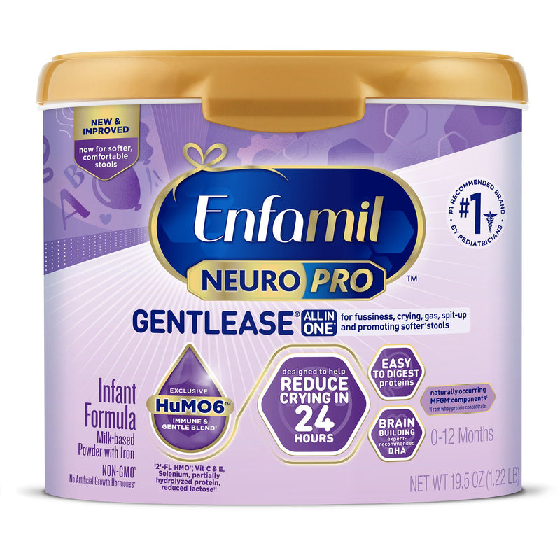 Enfamil NeuroPro Gentlease Infant Formula, 1.22-lb. canister (Case of 4)