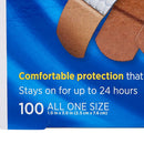 Band-Aid Flexible Fabric Tan Adhesive Strip, 1 x 3 Inch (Case of 1200)