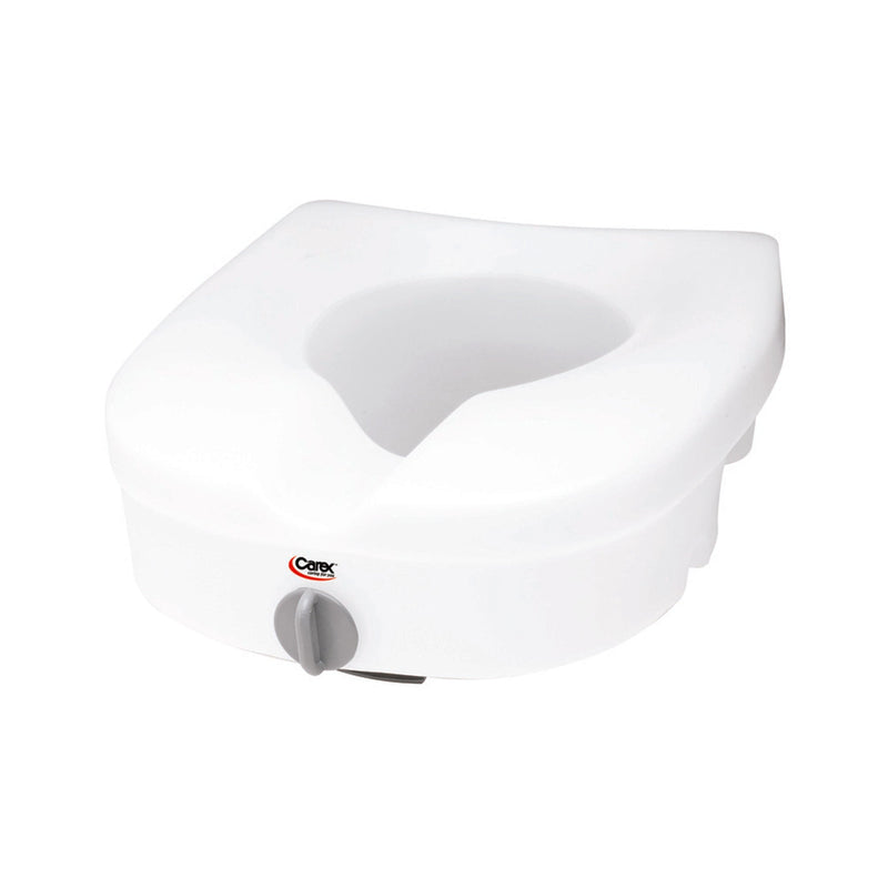 Compass Health Brands E-Z Lock Raised Toilet Seat, 15-1/2 x 17 Inch (2/CS)