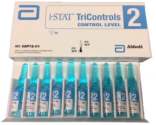 Abbott Point of Care i-STAT Tricontrols Control 
