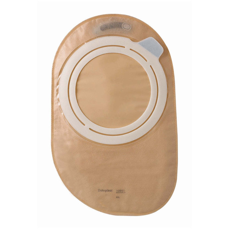 Coloplast SenSura Flex 2-Piece Closed End Transparent Ostomy Pouch, Green Match (30/BX) 