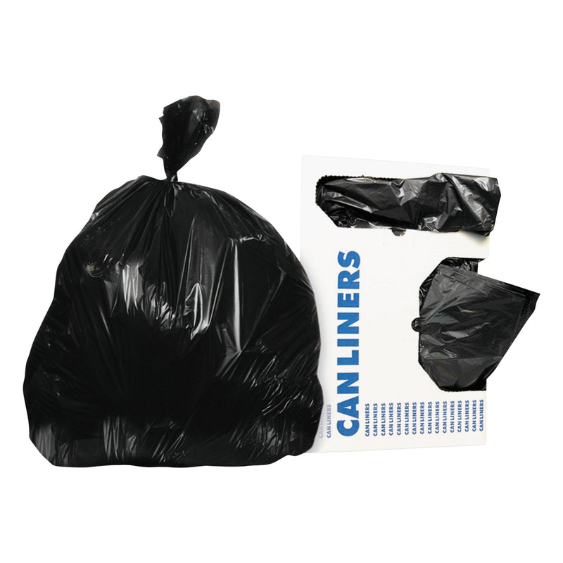 Essendant Co/United Stationers Heritage Super Heavy Duty Trash Bag, Black, 60-gallon Capacity (100/CS)