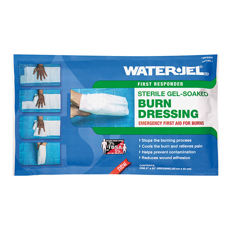 Hydrogel Burn Dressing Water-Jel First Responder Sheet 8 X 20 Inch Sterile (20/CS)
