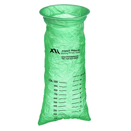 Xodus Medical Emesis Bag 40 oz. Green (144/CS)