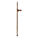 Mabis Healthcare Brazos Twisted Oak Dual Purpose Handcrafted Walking Stick, 55-Inch 