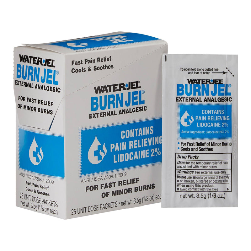 Water Jel Burn Jel Lidocaine Burn Relief (Case of 600)