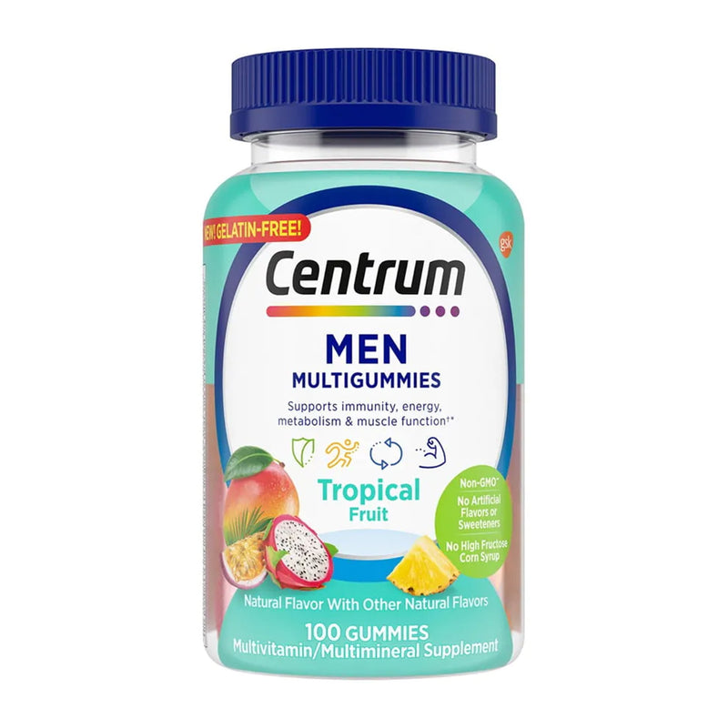 Glaxo Consumer Products Centrum Men MultiGummies Assorted Natural Fruit Flavors