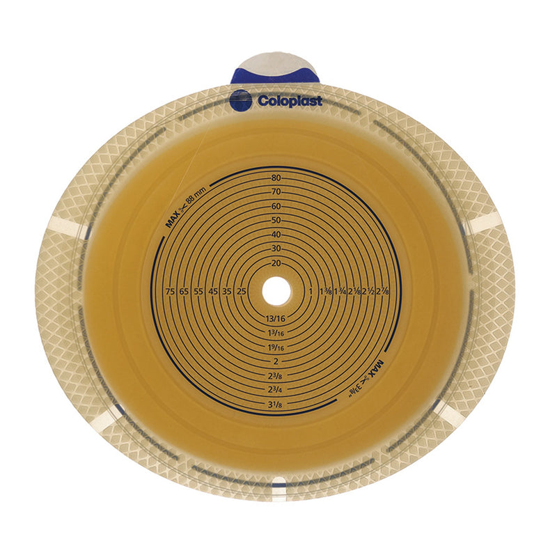 Coloplast SenSura Flex Flat Ostomy Barrier, Trim to fit 10 – 88 mm, Gray Match (5/BX) 