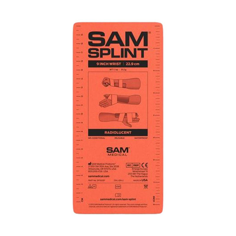 SAM Moldable Splint Foam / Aluminum Orange 4-1/4 X 9 Inch (Case of 60)