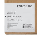 McKesson Back Support Cushion, 18 x 17 Inch, Black (Case of 4)