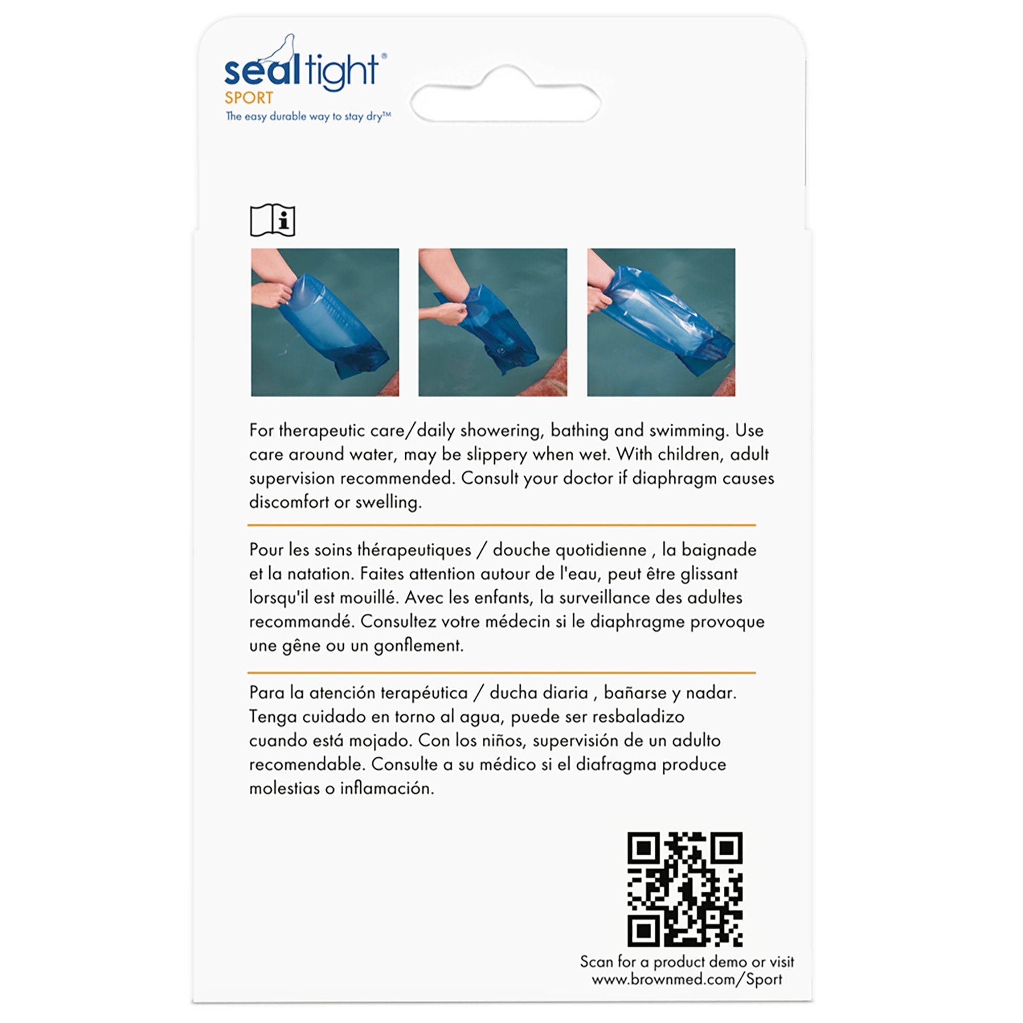 Brownmed Seal-Tight Sport Arm Cast Cover, 33-Inch Length 