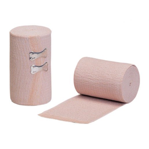 Procare Clip Detached Closure Elastic Bandage, 3 Inch x 4-1/2 Yard (Pack of 10)