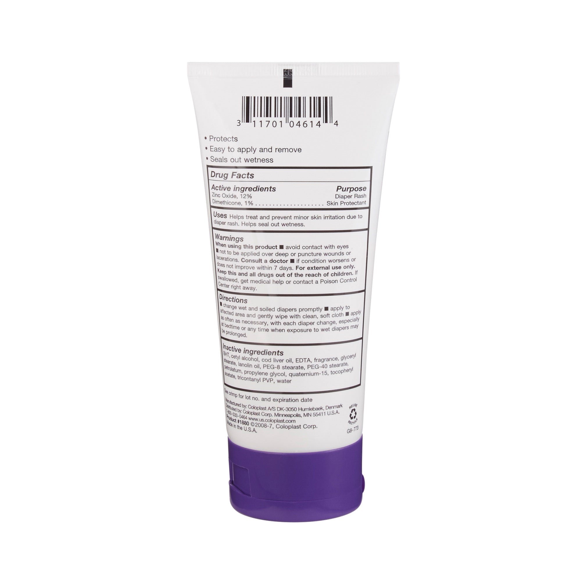 Baza Skin Protectant Cream, Scented, 5-ounce tube (12/CS)