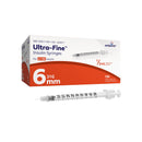 Standard Insulin Syringe with Needle Veo Ultra-Fine 0.5 mL 15/64 Inch 31 Gauge NonSafety Regular Wall (Case of 500)