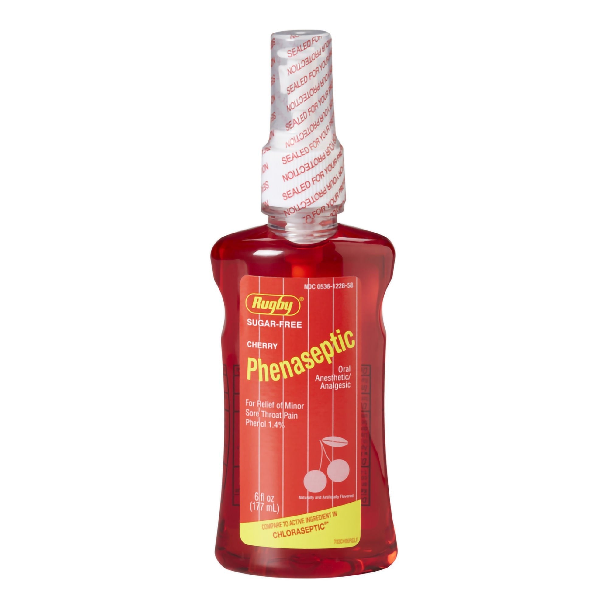 Phenaseptic 1.4% Phenol Sore Throat Relief, Cherry Flavor (Each) 