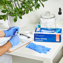 CareStock Nitrile Exam Glove, Large, Blue (Case of 2000)