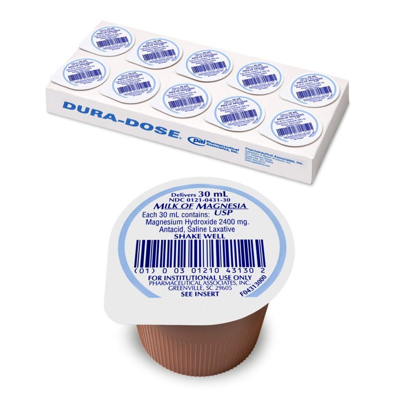 Pharma Tek Milk of Magnesia Magnesium Hydroxide Laxative (Case of 100)