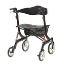 Drive DeVilbiss Healthcare Nitro HD Bariatric Four-Wheel Rollator, Black