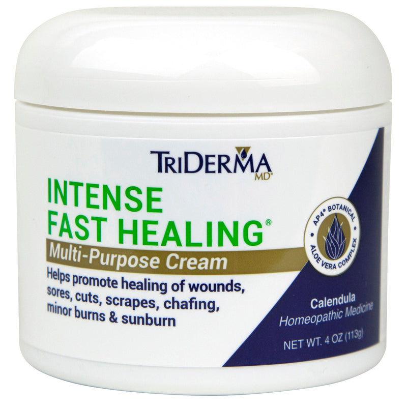 TriDerma MD Intense Fast Healing Moisturizer, 4-ounce Jar, Unscented (Case of 64)