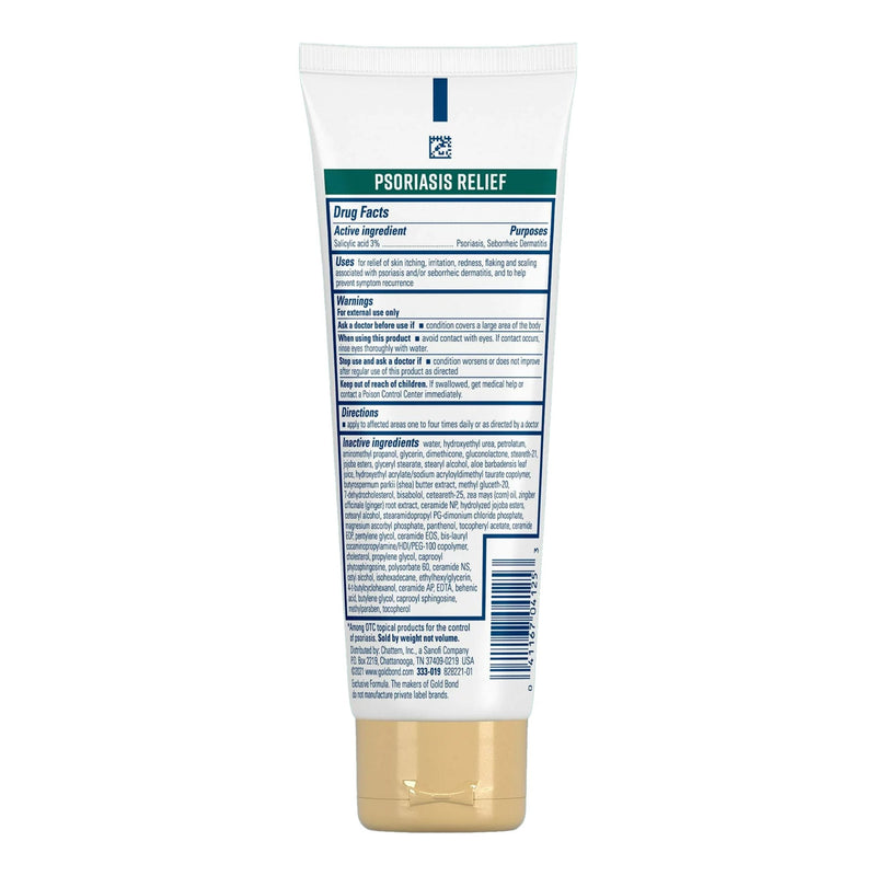 Sanofi Gold Bond Medicated Psoriasis Relief 3% Salicylic Acid Multi-Symptom Cream 